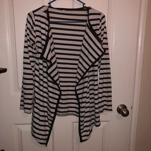 Black and white cardigan